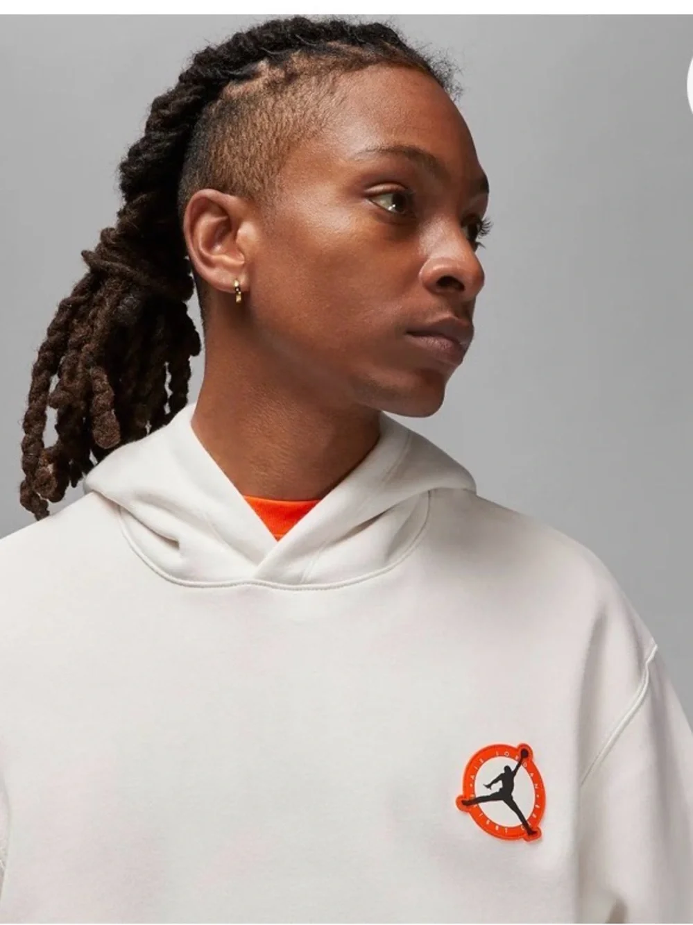 Air Jordan Flight MVP Graphic Fleece Pullover Hoodie - 'Phantom' Wheaties sz S